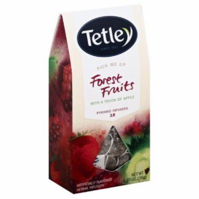TETLEY TEA HERBAL INFUSION FRUIT, 18 BG (Pack of 5)