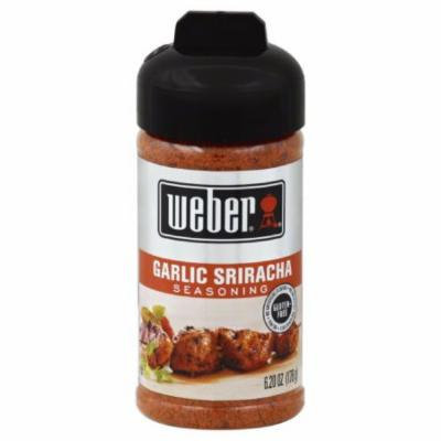 WEBER SPICE GARLIC SRIRACHA, 6.2 OZ (Pack of 8)