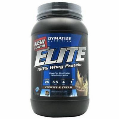 Dymatize 100% Whey Protein, Cookies & Cream, 2 LB