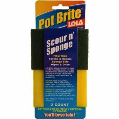 Lola Terry ; Sponge Scourer (Pack of 6)