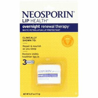 5 Pack Neosporin Lip Health Overnight Renewal Therapy 0.27 oz Each