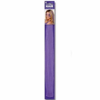 Amscan 395179. 14 15 inch Hair Extensions, Purple - Pack of 24