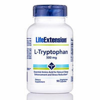 L-Tryptophan 500 mg - 90 Vegetarian Capsules by Life Extension