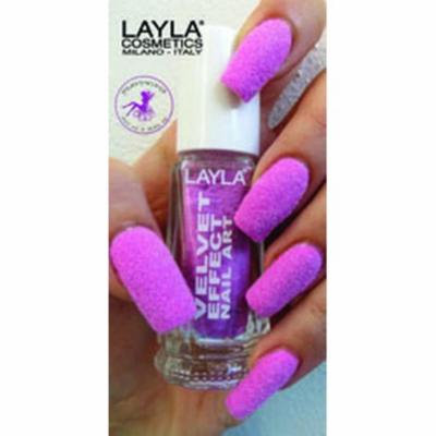 Layla Velvet Effect Nail Art, #5 Almond Flower