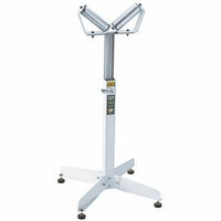 HTC HSV-18 6-Inch Double Ball Bearing Roller V-Shaped Pipe Roller Stand