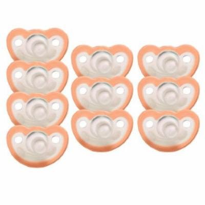 JollyPop 0-3 Months Pacifier 10 Pack Unscented - Orange