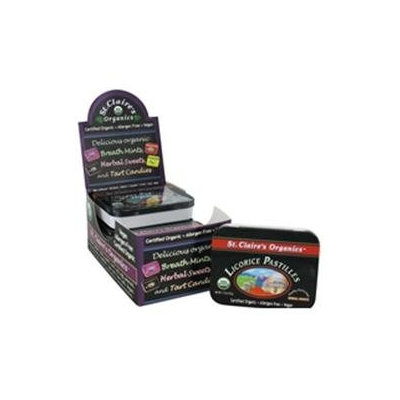 St Claires St. Claire's Organics - Herbal Sweets Licorice Pastilles - 1.5 oz.