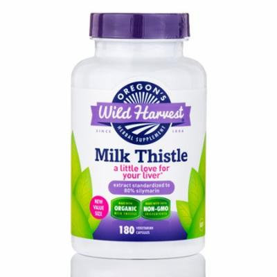 Milk Thistle - 180 Vegetarian Capsules by Oregon's Wild Harvest