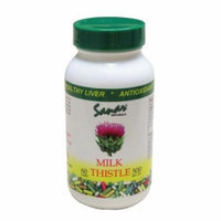 Milk Thistle Herbal XTRA by Sanar Naturals 60 Caps - 500mg Each - Supports Li...