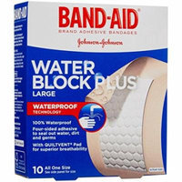 5 Pack - BAND-AID Bandages Water Block Plus Large 10 Count Each