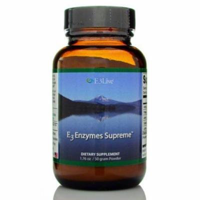 E3 Enzyme Supreme Formula-50 gr. Powder Supports Digestion, Cleansing, 3-in-1 Formula, Works throughout Digestive Tract