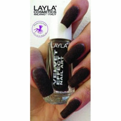 Layla Velvet Effect Nail Art, #4 Brown Peluche