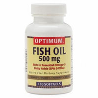 Fish Oil Softgels 500 MG SG, 130/BT, 1 Count