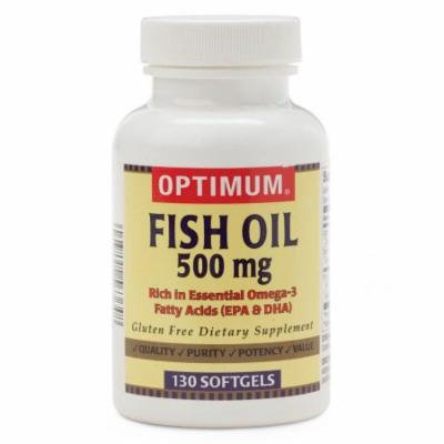 Fish Oil Softgels 500 MG SG, 130/BT, 1 Count