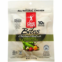 Caveman Foods Primal Bites, Habanero & Green Chili, 2.5 oz