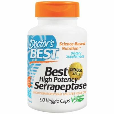 Doctor's Best High Potency Serrapeptase 120,000, 90 CT
