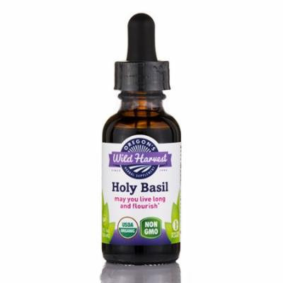 Holy Basil, Organic Extract - 1 fl. oz (30 ml) by Oregon's Wild Harvest