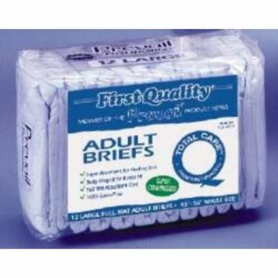 First Quality Brief First Quality Tab Closure Large Disposable Moderate Absorbency (#IB-013/1, Sold Per Case)