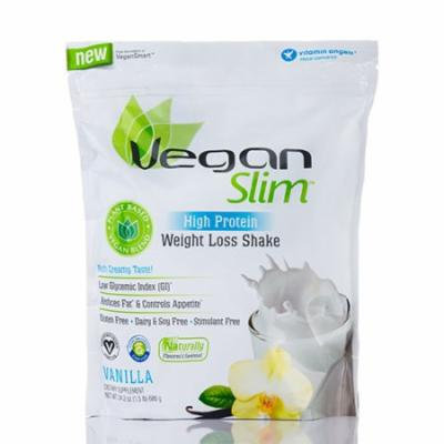 VeganSlim� High Protein Weight Loss Shake, Vanilla - 24.2 oz (686 Grams) by Natu