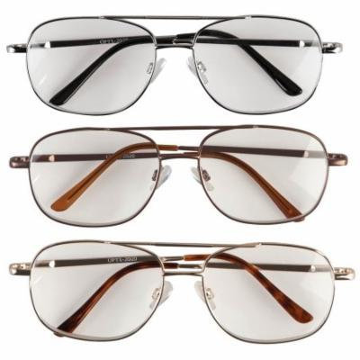 EasyComforts 3 Pack Pilot Readers with Spring Hinge