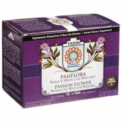 Tadin Tea, Pasiflora (Passion Flower) Tea, 24-Count Tea Bags (Pack of 12)