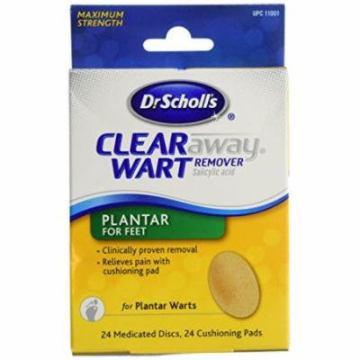 3 Pack BRAND NEW!Dr. Scholl's Clear Away Wart Remover Plantar 24 Each