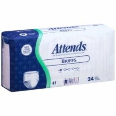 ATTENDS Incontinent Brief Tab Closure Regular Disposable Heavy Absorbency (#BR25, Sold Per Pack)