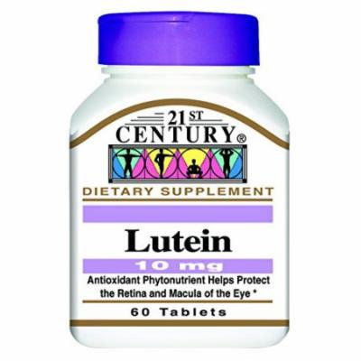 6 Pack 21st Century Lutein 10 Mg Tablets, 60-Count Each