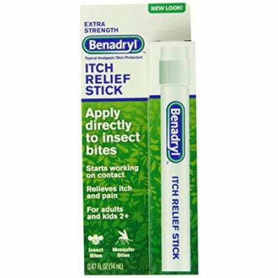 5 Pack - Benadryl Itch Relief Stick 0.47 oz (14 ml) Each