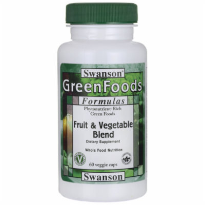 Swanson Fruit & Vegetable Blend 60 Veg Caps