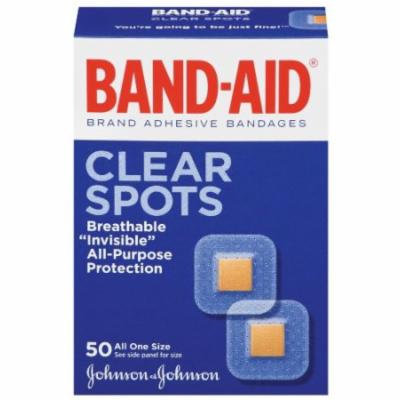 2 Pack - Band-Aid Adhesive Bandages Clear Spots All One Size - 50 count Each