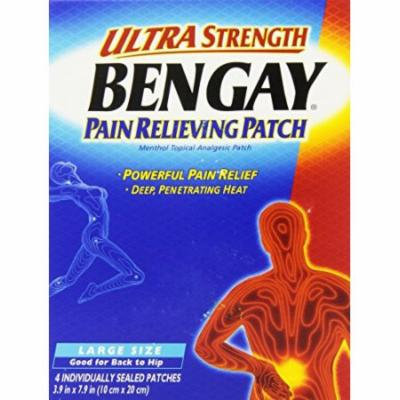 6 Pack - Bengay Ultra Strength, Pain Relieving Patch, Large Size, 4 Count Each