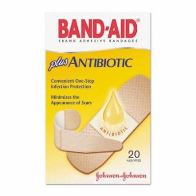 3 Pack - BAND-AID Plus Antibiotic Bandages Assorted Sizes 20 Each