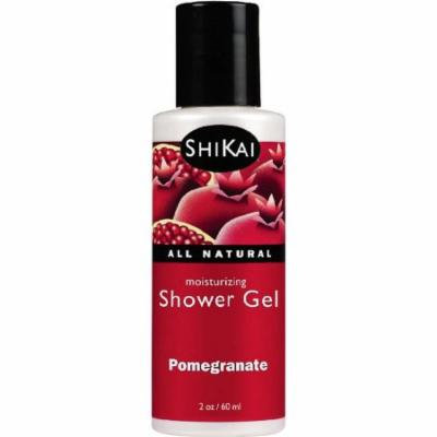 Shikai Shower Gel, Pomegranate, 2 FL OZ (Pack of 6)