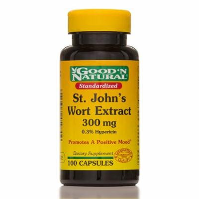 Standardized St. John's Wort 300 mg - 100 Capsules by Good and Natural