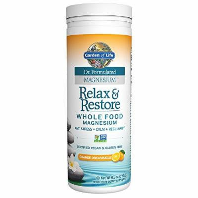 Garden of Life Dr. Formulated Magnesium Relax & Restore Orange Dreamsicle 6.9oz (196g) Powder