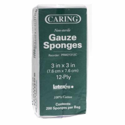 Caring Non-Sterile Gauze Pads 3