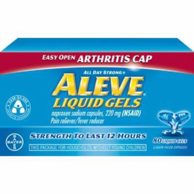 5 Pack - Aleve Liquid Gels with Easy Open Arthritis Cap, 80 Liquid Gels Each