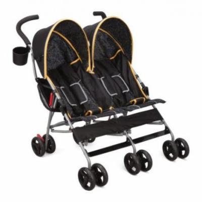 Delta Children City Street LX Side by Side Stroller, Orange