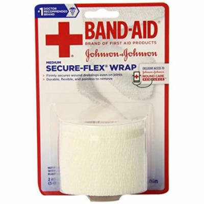 2 Pack - Band-Aid Secure-Flex Wrap, Medium, 2 in X 2.5 Yrds Each