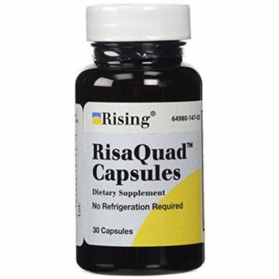 2 Pack - Rising Pharmaceuticals Risaquad Capsules, 30 Count Each