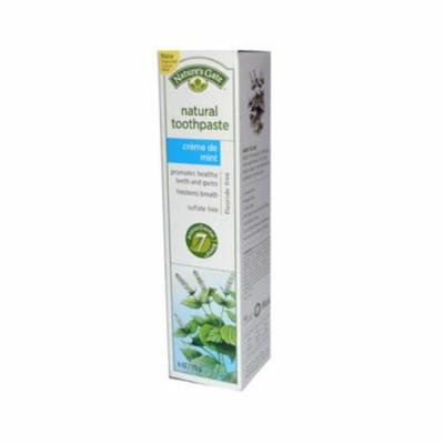 Natures Gate 0913707 Natural Toothpaste Creme De Mint Flouride Free, 6 oz - Case of 6