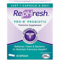 6 Pack - Rephresh Pro B Probiotic Feminine Supplement 30 Capsules - 1 Per Day