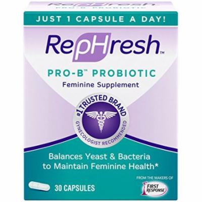 6 Pack - Rephresh Pro B Probiotic Feminine Supplement 30 Capsules - 1 Per Day