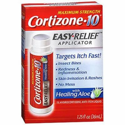4 Pack Cortizone 10 Hydrocortisone Anti-Itch Easy Relief Applicator 1.25oz Each