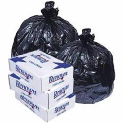 Renown 103203 Renown Liner 30X36 25Gl . 50Mil Black 25-Roll 10-Cs