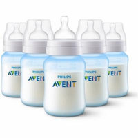 Philips Avent Anti-Colic Blue 9-oz Baby Bottles, BPA-Free, 5pk
