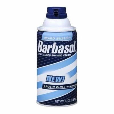 5 Pack - Barbasol Arctic Chill Thick & Rich Shaving Cream 10oz Each