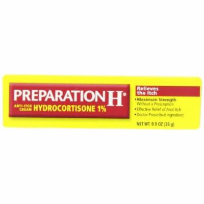 5 Pk Preparation H Anti-Itch Cream Hydrocortisone Maximum Strength 1% 0.9oz Ea