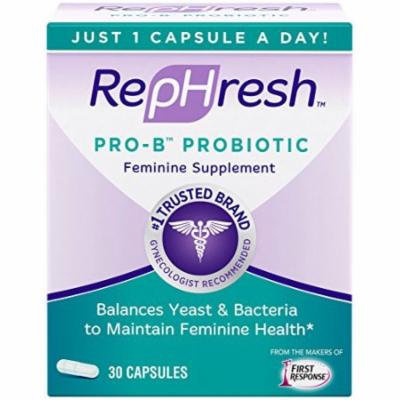 3 Pack - Rephresh Pro B Probiotic Feminine Supplement 30 Capsules - 1 Per Day